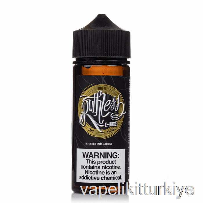 Vape Elektronik Sigara Gold - Acımasız Buhar - 120ml 3mg